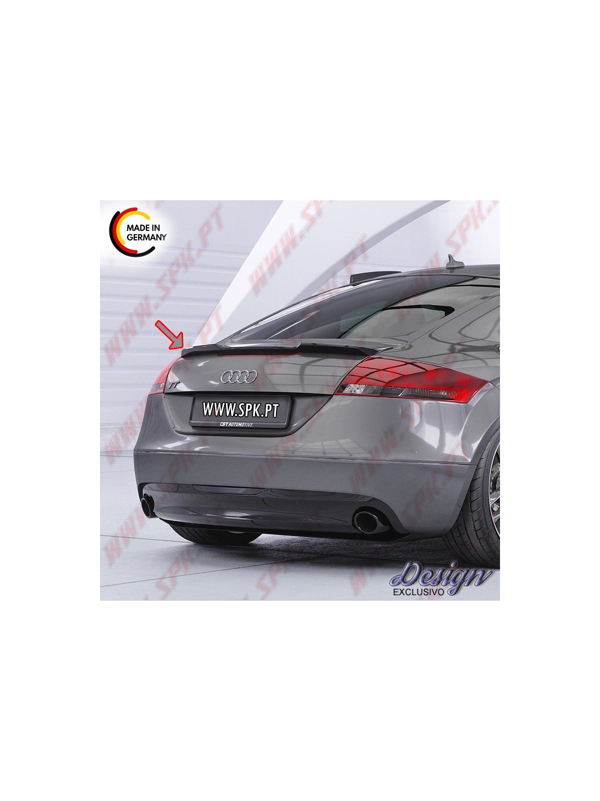 Aileron Traseiro Inferior (Mala) - Audi TT 8J (2006-2014) Aileron Traseiro Inferior (Mala) - Audi TT 8J (2006-2014)