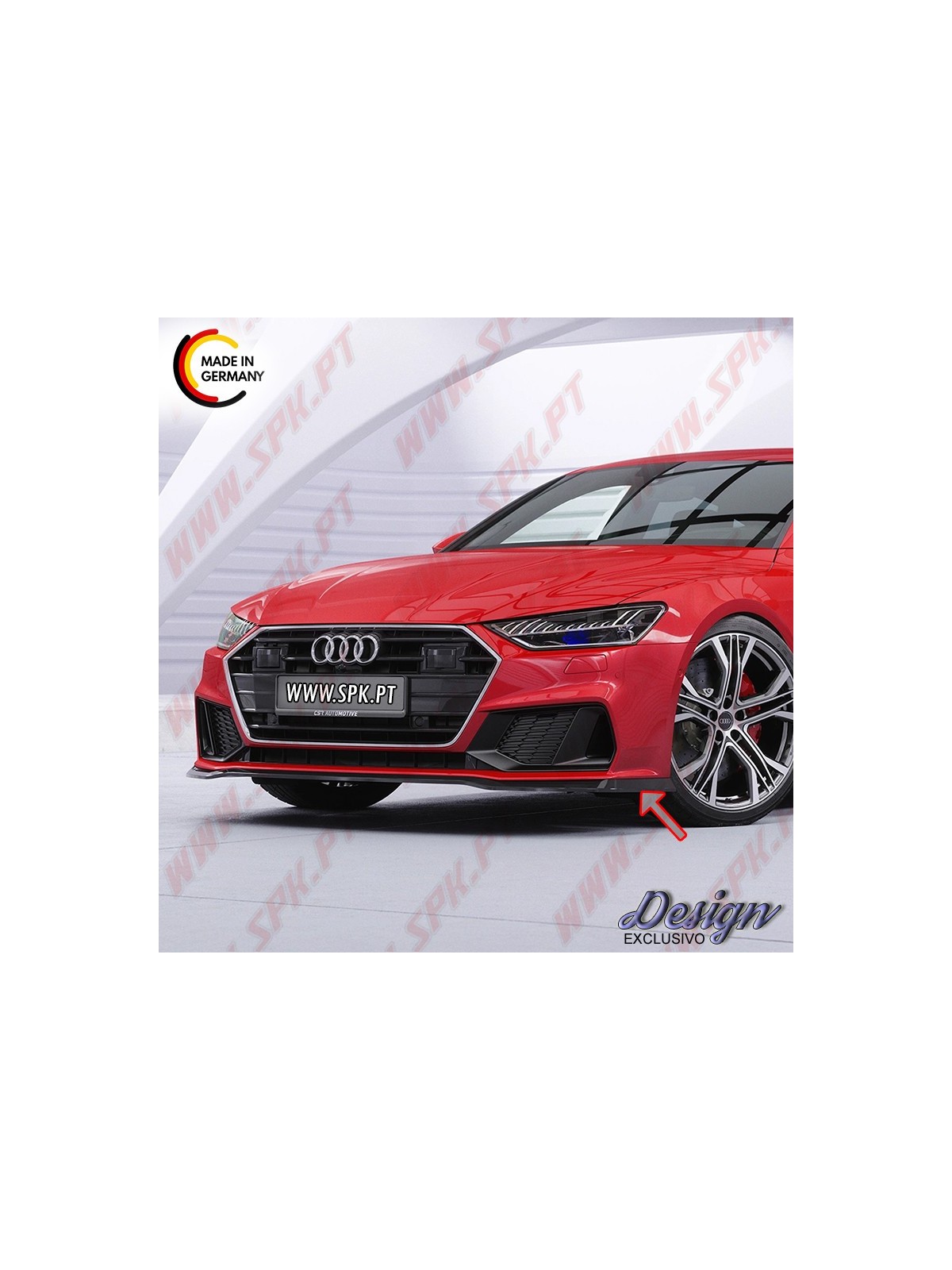 Lip Spoiler Frontal - Audi A7 C8 S-Line / S7 (2018-2024) Lip Spoiler Frontal - Audi A7 C8 S-Line / S7 (2018-2024)