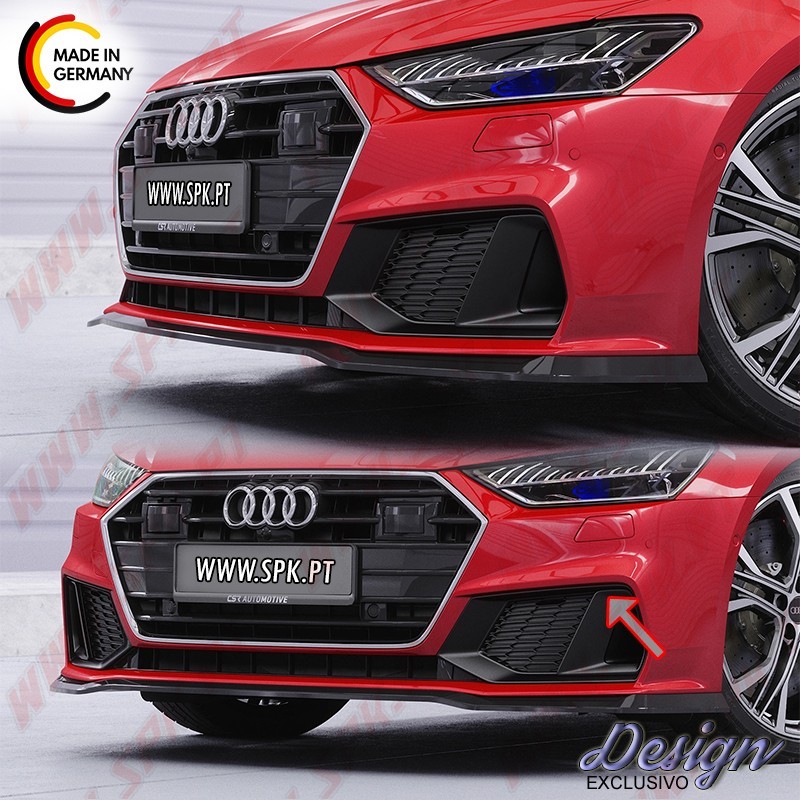 Lip Spoiler Frontal - Audi A7 C8 S-Line / S7 (2018-2024) Lip Spoiler Frontal - Audi A7 C8 S-Line / S7 (2018-2024)