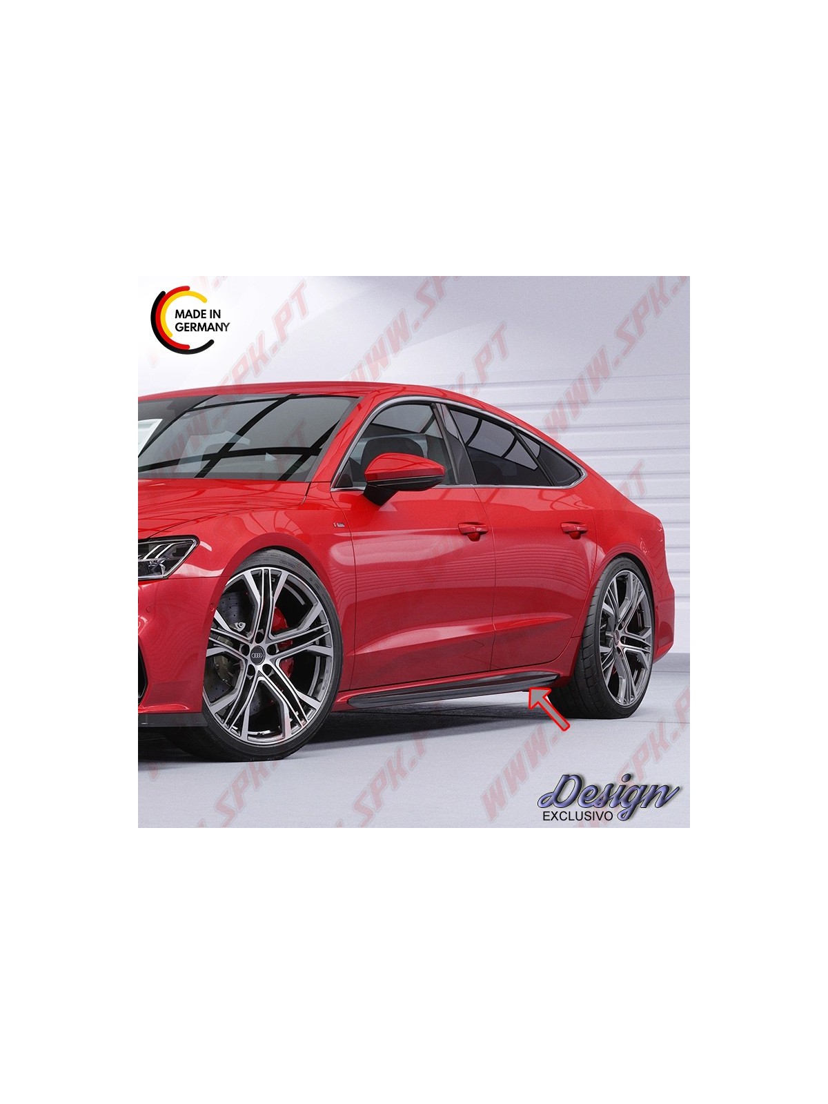 Embaladeiras Laterais - Audi A7 C8 S-Line / S7 (2018-2024) Embaladeiras Laterais - Audi A7 C8 S-Line / S7 (2018-2024)