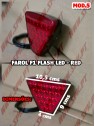 Farol Traseiro LED Look F1 V.5 RED - Dupla Função (Presença + Stop Flash) Farol Traseiro LED Look F1 V.5 RED - Dupla Função (Presença + Stop Flash)