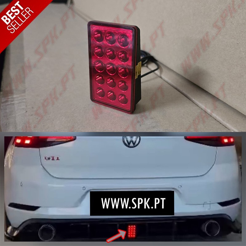 Farol Traseiro LED Look F1 V.4 RED - Dupla Função (Presença + Stop Flash) Farol Traseiro LED Look F1 V.4 RED - Dupla Função (Presença + Stop Flash)