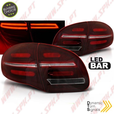 Farolins LED-BAR Dynamic Red+Clear - Porsche Cayenne (2010-2015)