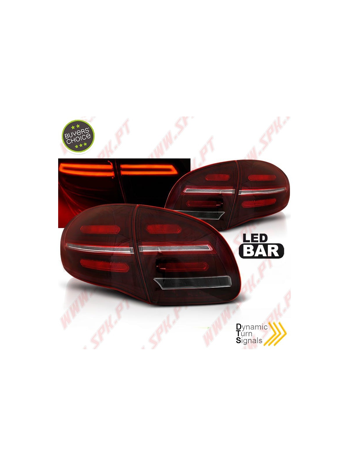 Farolins LED-BAR Dynamic Red+Clear - Porsche Cayenne (2010-2015) Farolins LED-BAR Dynamic Red+Clear - Porsche Cayenne (2010-2015)