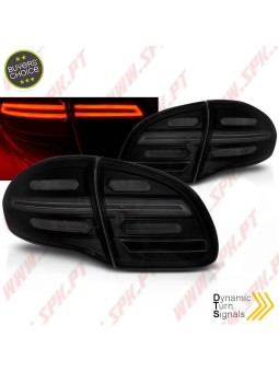 Farolins LED-BAR Dynamic Black Smoke - Porsche Cayenne (2010-2015)