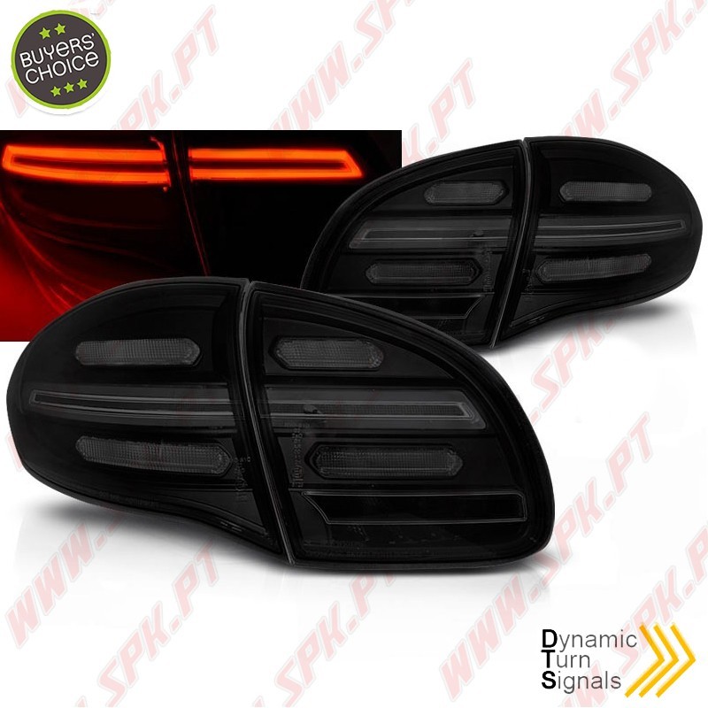 Farolins LED-BAR Dynamic Black Smoke - Porsche Cayenne (2010-2015)