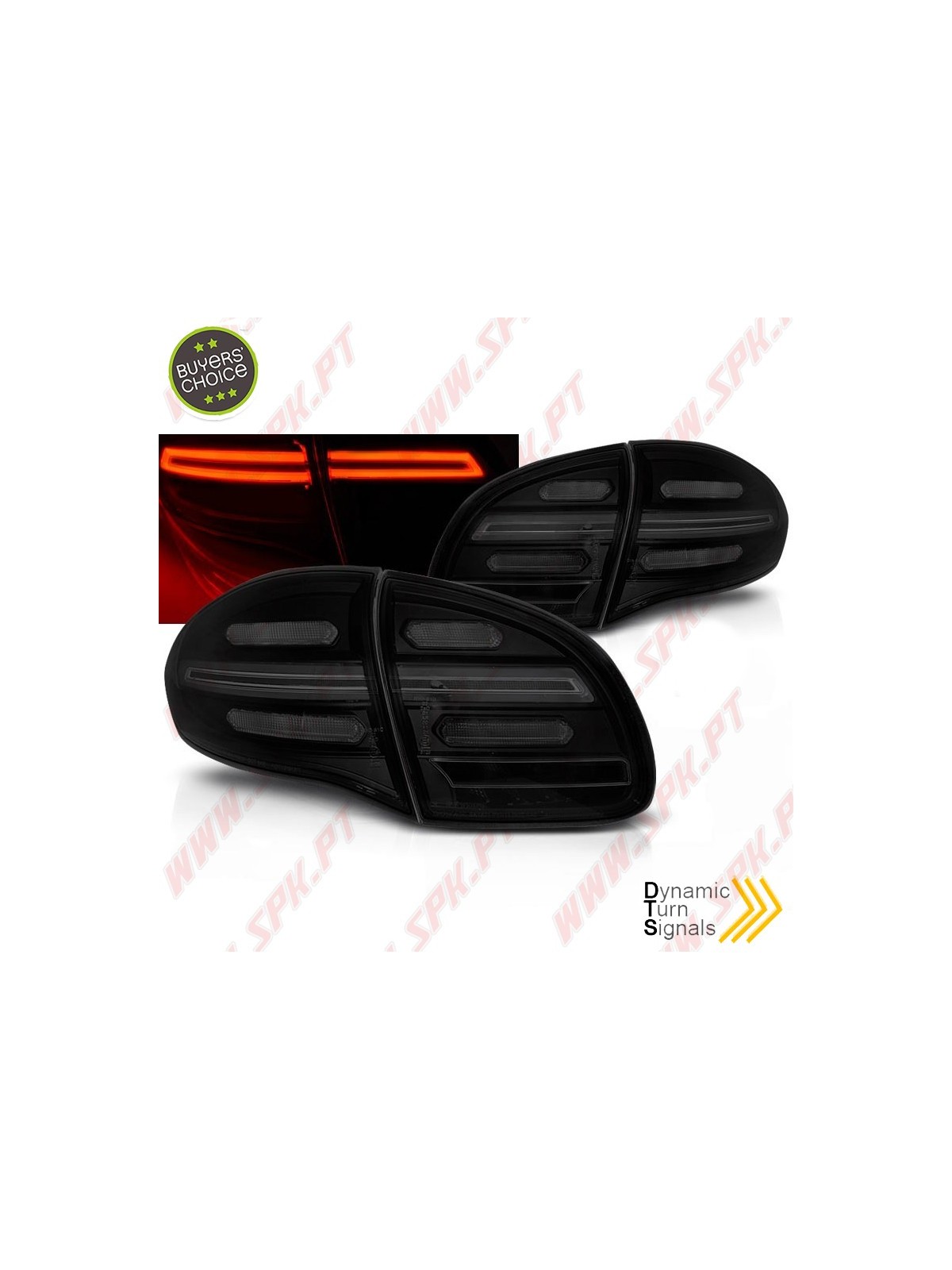 Farolins LED-BAR Dynamic Black Smoke - Porsche Cayenne (2010-2015)