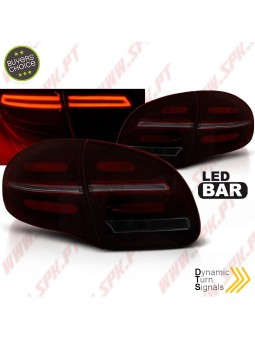 Farolins LED-BAR Dynamic Red Smoke - Porsche Cayenne (2010-2015)