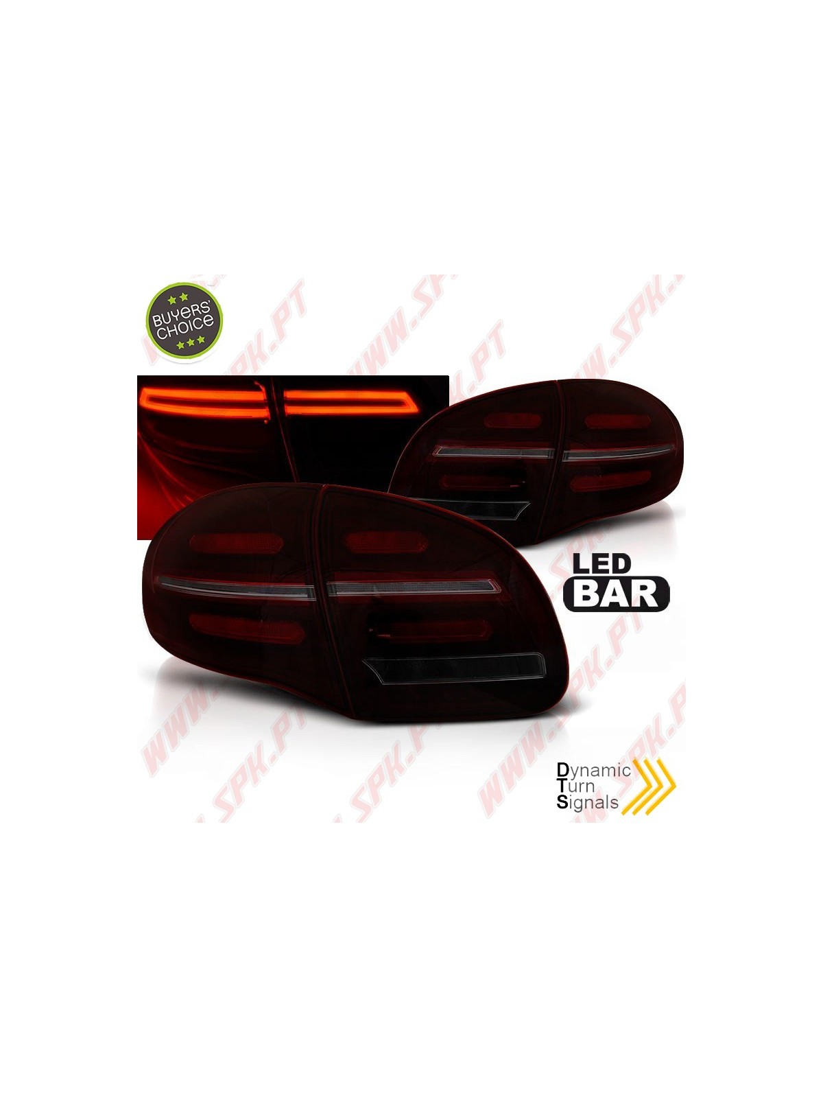 Farolins LED-BAR Dynamic Red Smoke - Porsche Cayenne (2010-2015) Farolins LED-BAR Dynamic Red Smoke - Porsche Cayenne (2010-2015)