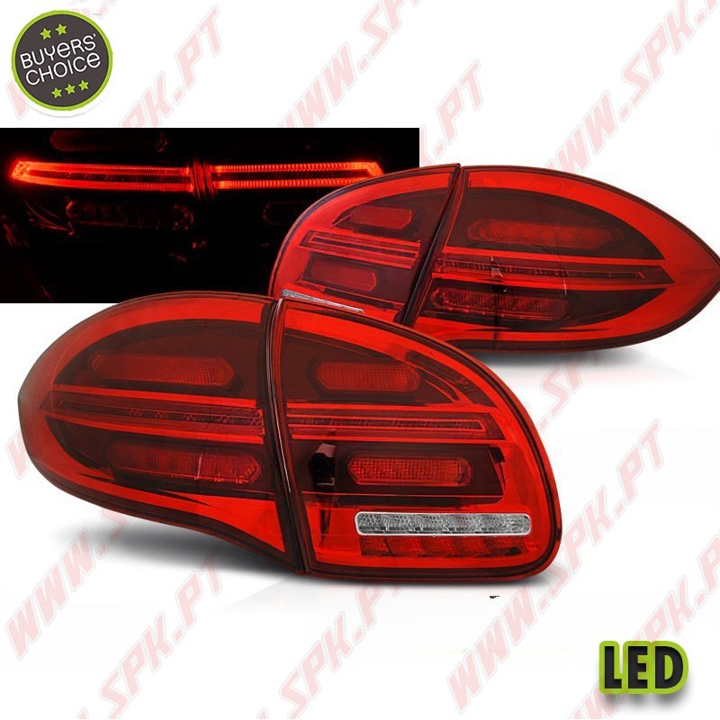 Farolins LED V.2 Red+Clear - Porsche Cayenne (2010-2015) Farolins LED V.2 Red+Clear - Porsche Cayenne (2010-2015)