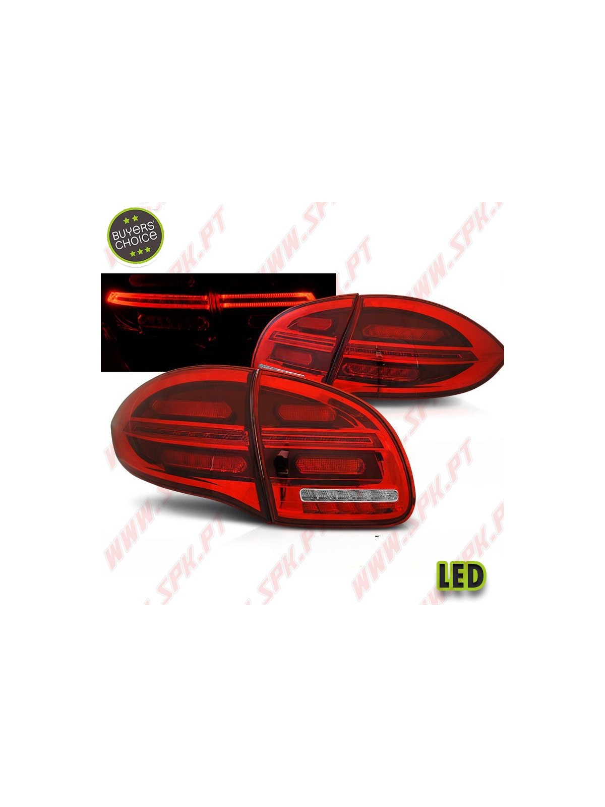 Farolins LED V.2 Red+Clear - Porsche Cayenne (2010-2015) Farolins LED V.2 Red+Clear - Porsche Cayenne (2010-2015)