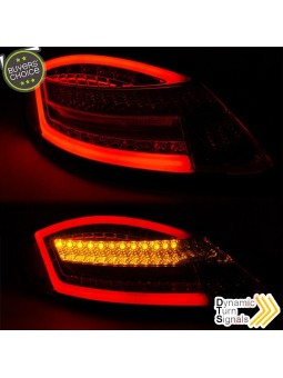 Farolins LED-BAR Dynamic Red+Clear - Porsche Boxster 987 / Cayman (2005-2008)