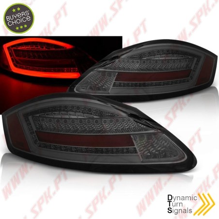 Farolins LED-BAR Dynamic Chrome+Smoke - Porsche Boxster 987 / Cayman (2005-2008)