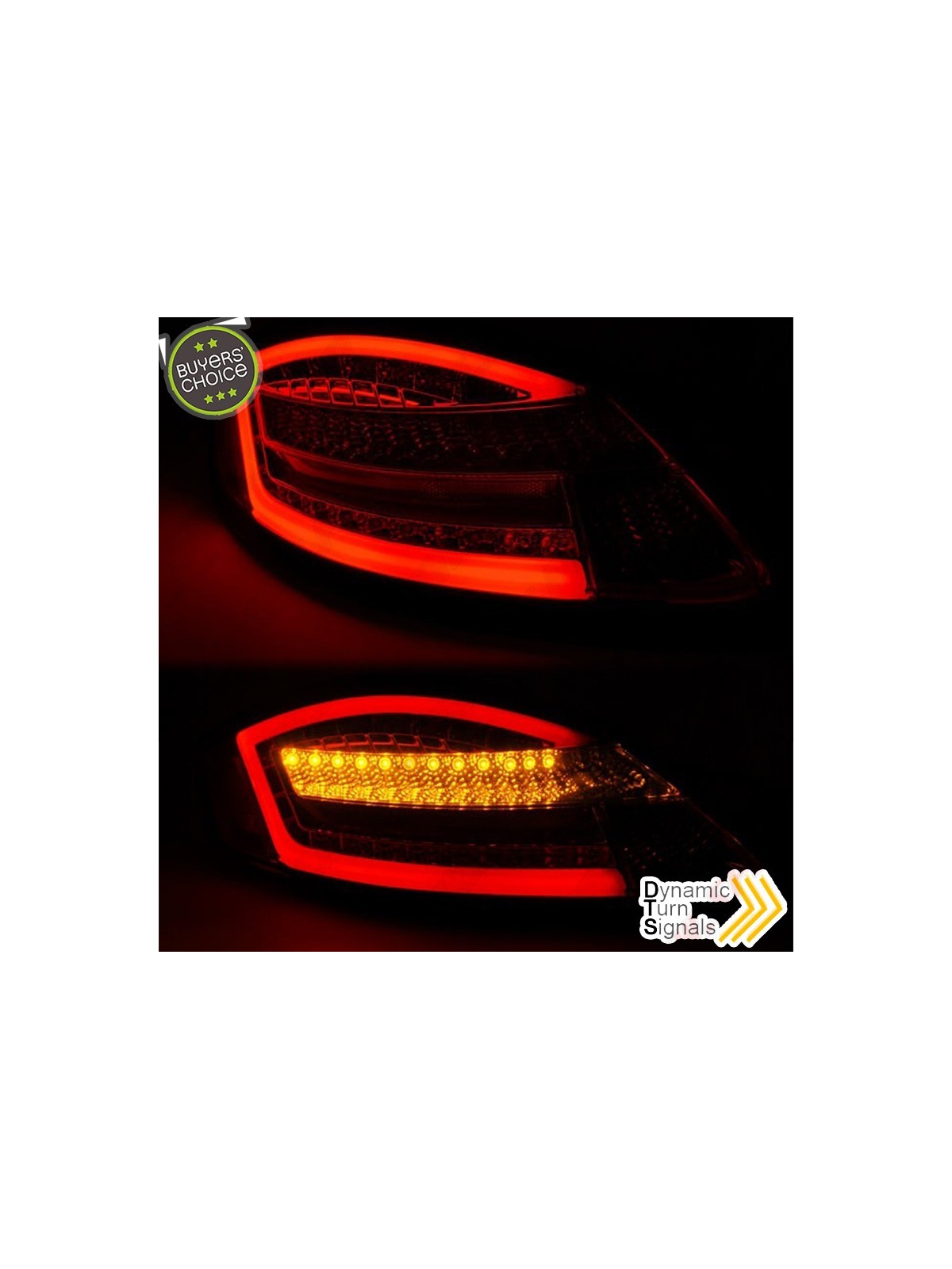 Farolins LED-BAR Dynamic Black - Porsche Boxster 987 / Cayman (2005-2008)