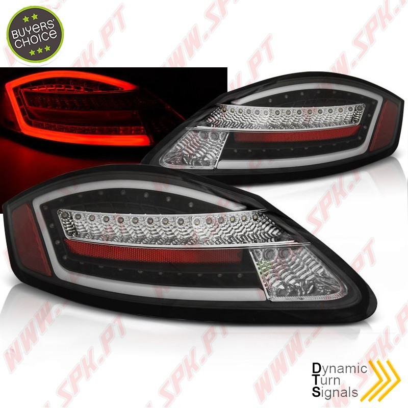 Farolins LED-BAR Dynamic Black - Porsche Boxster 987 / Cayman (2005-2008)