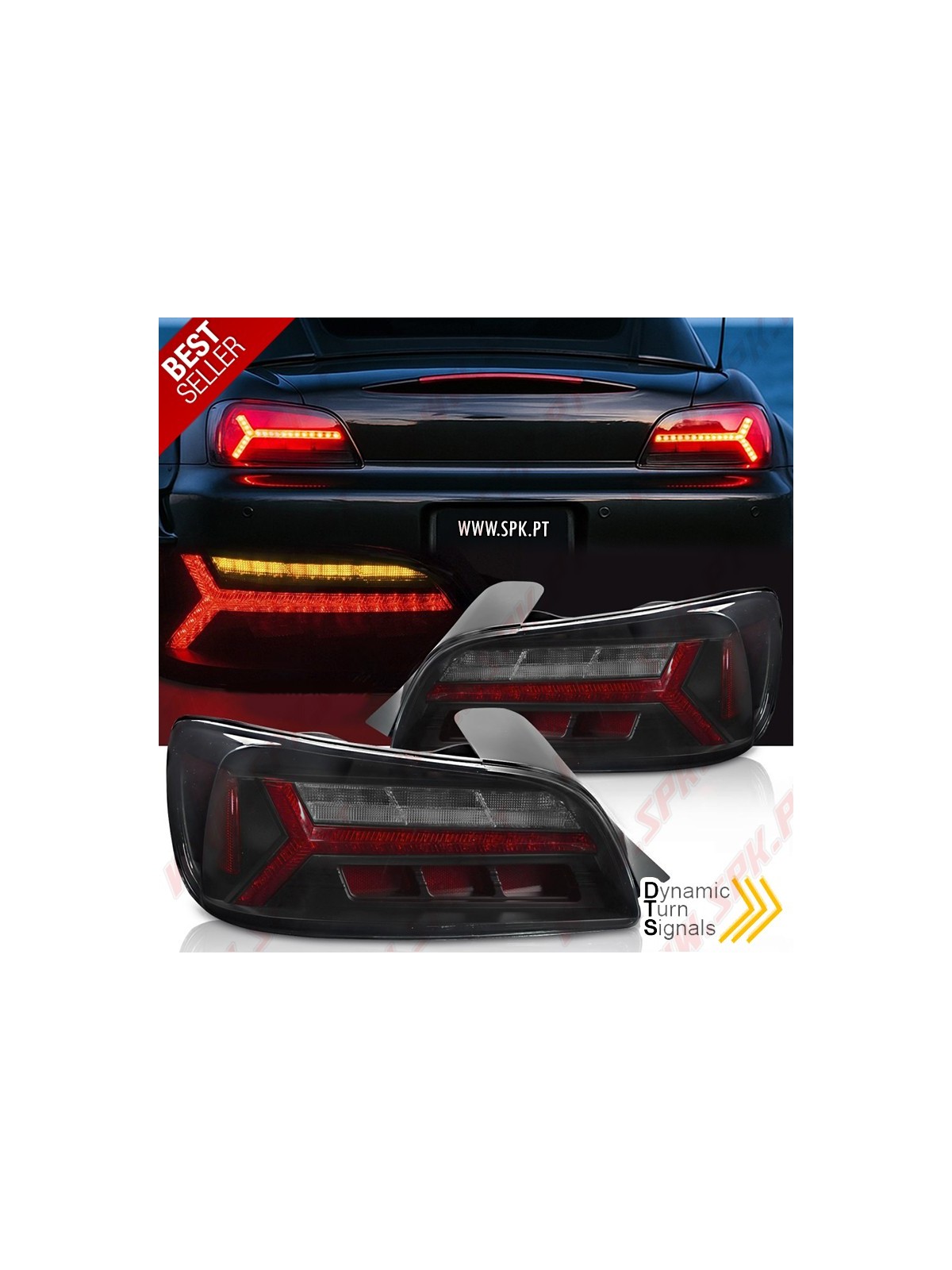 Farolins LED-BAR V.2 Dynamic Black - Honda S2000 (1999-2009)