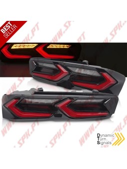 Farolins LED-BAR Dynamic Red+Black - Chevrolet Camaro (2019-2023)
