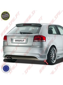 Difusor Traseiro - Audi A3 8P Hatchback - 3 Portas (2003-2008)