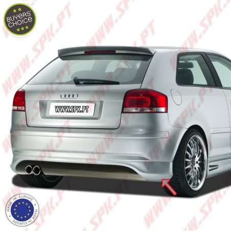 Difusor Traseiro - Audi A3 8P Hatchback - 3 Portas (2003-2008)