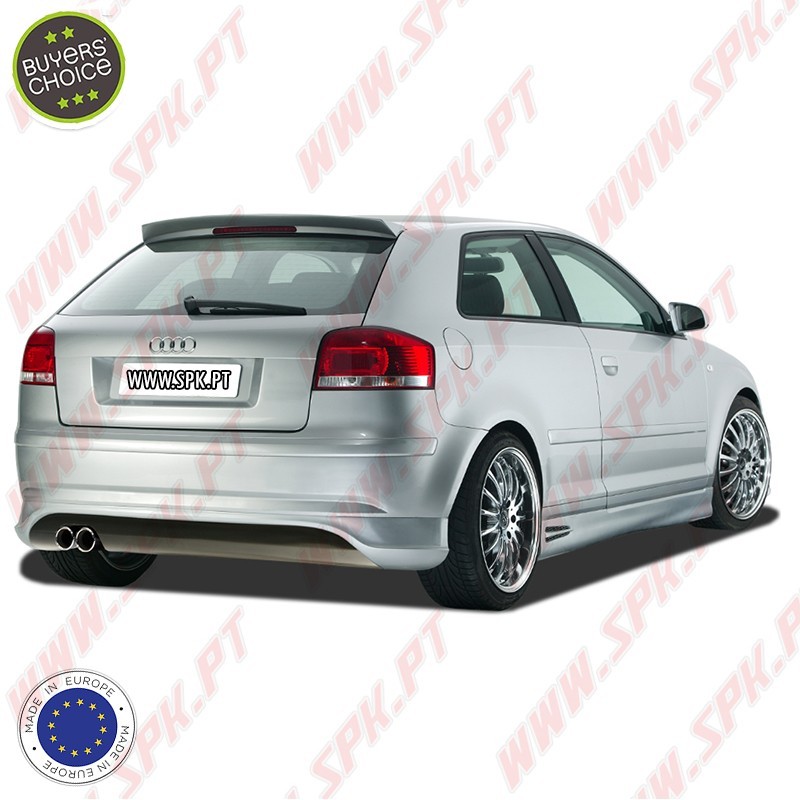 Difusor Traseiro - Audi A3 8P Hatchback - 3 Portas (2003-2008) Difusor Traseiro - Audi A3 8P Hatchback - 3 Portas (2003-2008)