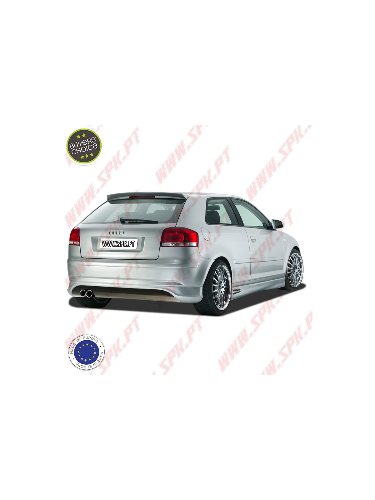 Difusor Traseiro - Audi A3 8P Hatchback - 3 Portas (2003-2008) Difusor Traseiro - Audi A3 8P Hatchback - 3 Portas (2003-2008)