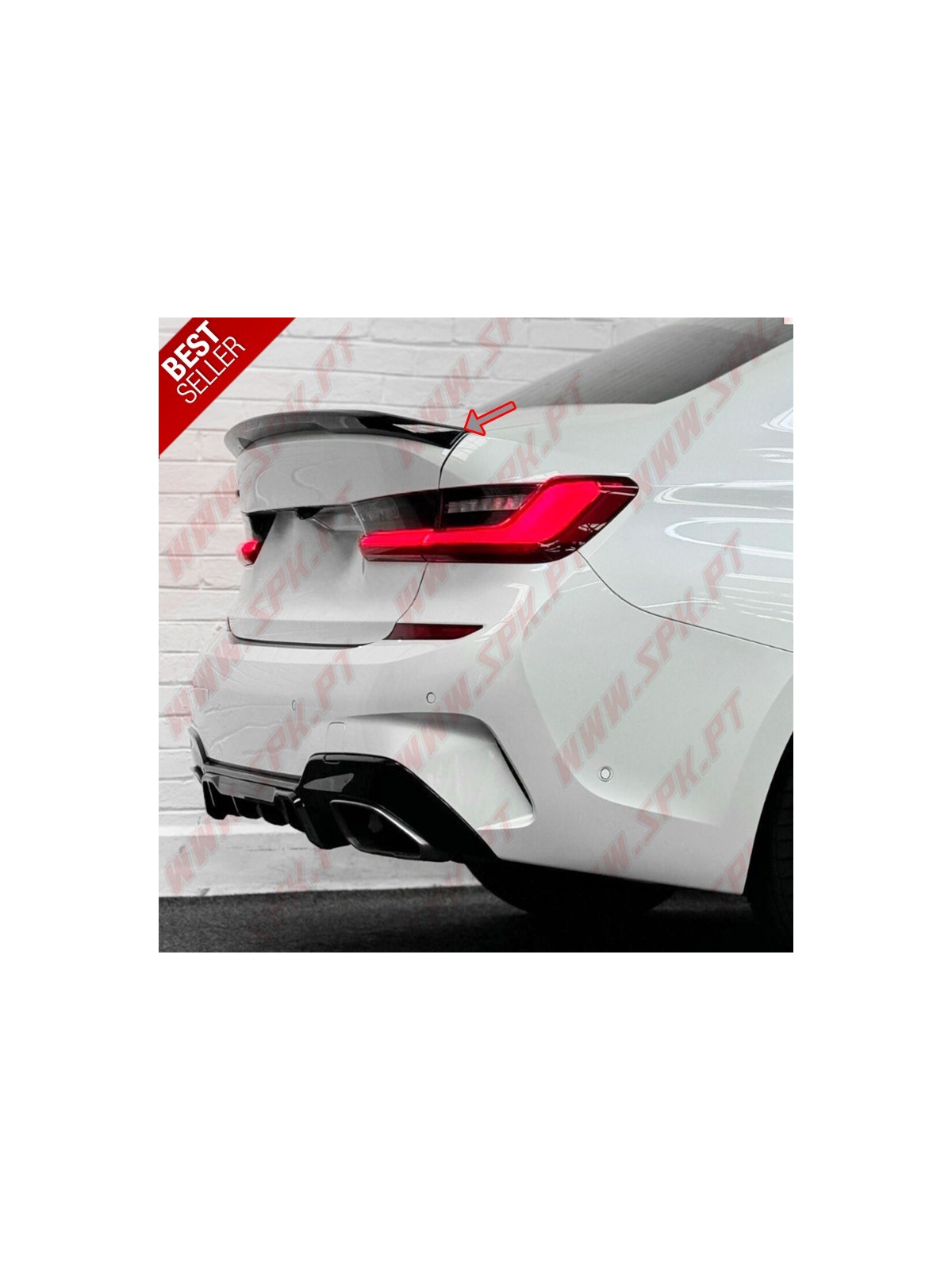 Aileron Traseiro Look AC BMW G20 / G80 M3 (2018-2024) Aileron Traseiro Look AC BMW G20 / G80 M3 (2018-2024)