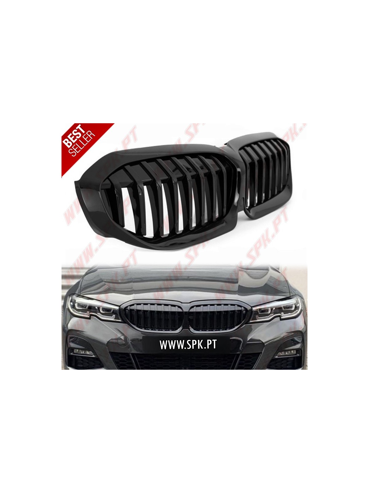 Grelhas Frontais Look M - BMW G20 / G21 (2018-2022) Grelhas Frontais Look M - BMW G20 / G21 (2018-2022)