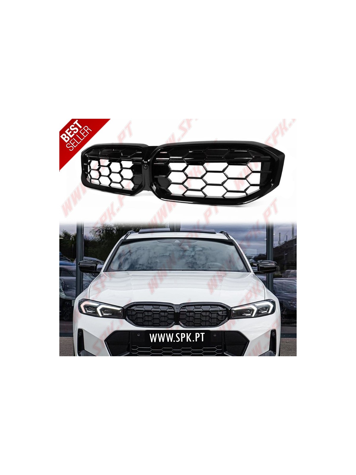 Grelhas Frontais Look M340 - BMW G20 / G21 LCI (2022-)
