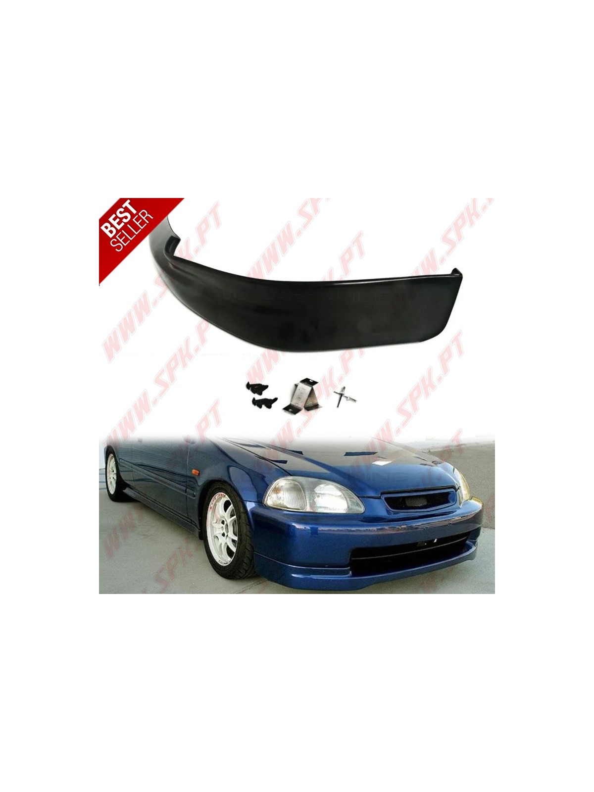 Lip Spoiler Frontal Look CTR - Honda Civic EK / EJ (1996-1998) Lip Spoiler Frontal Look CTR - Honda Civic EK / EJ (1996-1998)