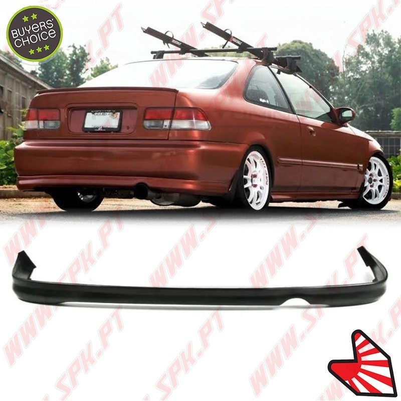 Lip Spoiler Traseiro Look Type-R - Honda Civic EK / EJ (1996-1998)