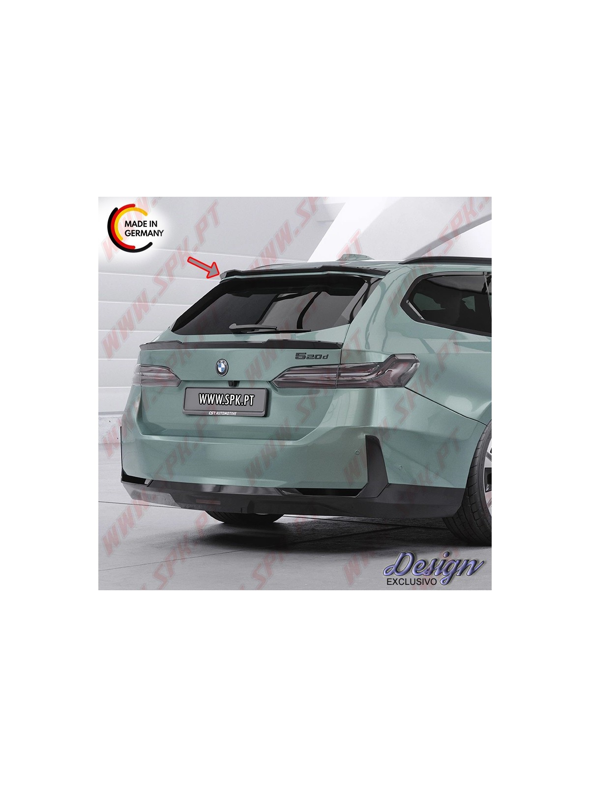 Aileron Traseiro Superior - BMW G61 Touring (2024-) Aileron Traseiro Superior - BMW G61 Touring (2024-)