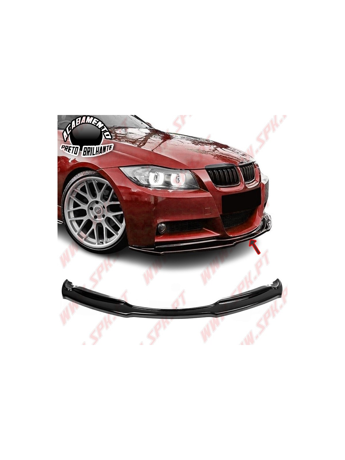Lip Spoiler Frontal - BMW E90 / E91 M - Pré-LCI (2005-2008) Lip Spoiler Frontal - BMW E90 / E91 M - Pré-LCI (2005-2008)