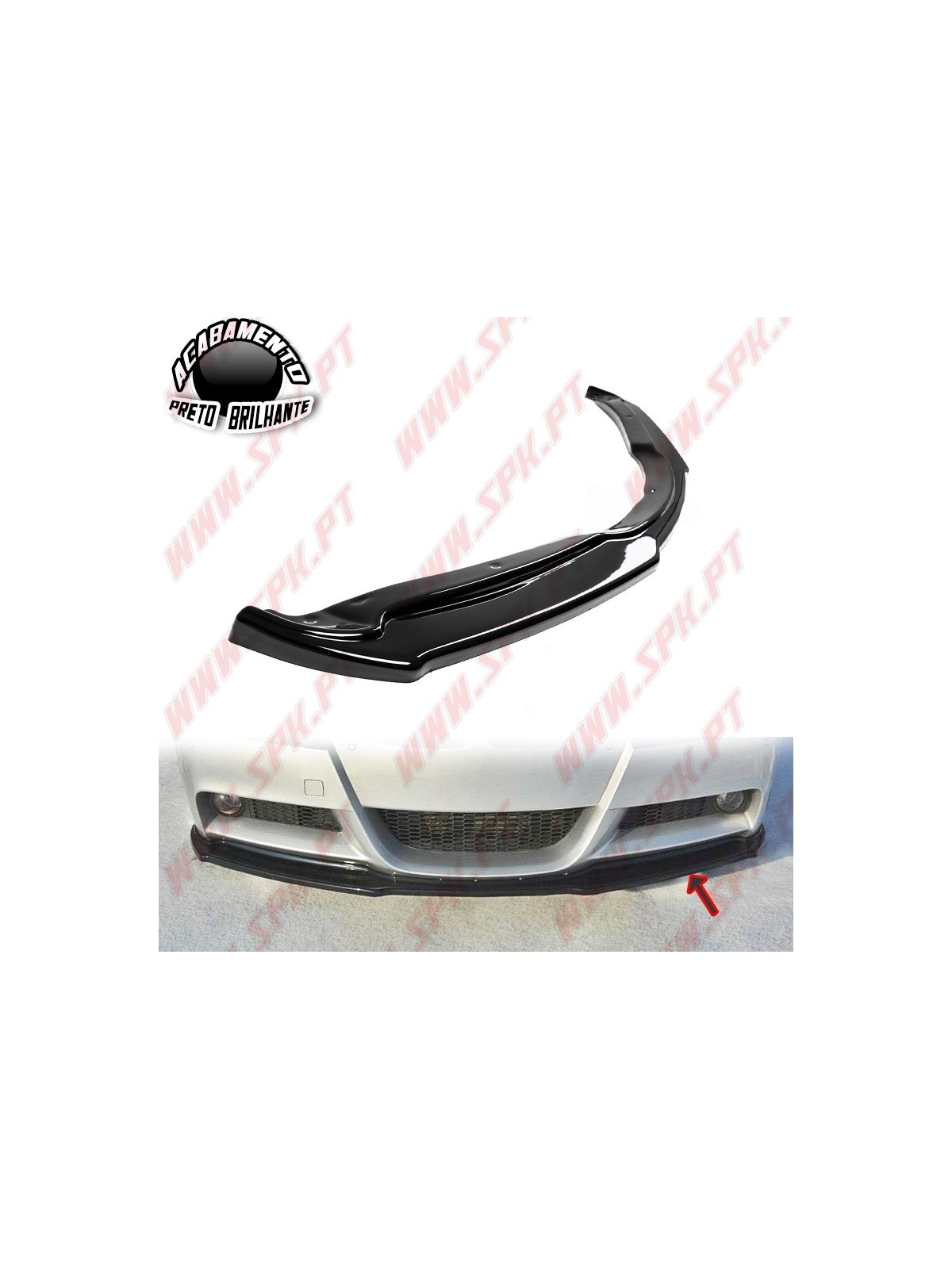 Lip Spoiler Frontal - BMW E90 / E91 M - Pré-LCI (2005-2008) Lip Spoiler Frontal - BMW E90 / E91 M - Pré-LCI (2005-2008)