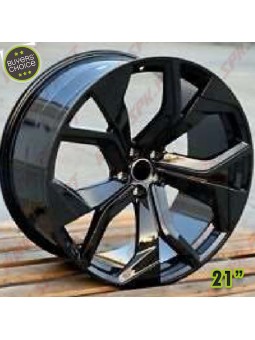 Pack 4 Jantes Audi Look RSQ8 "Black Gloss" - 9,5x21" (5x112 - ET35 - CB66,45)