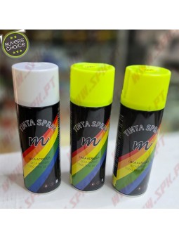 Pack 3X Sprays Tinta 400ml (Branco + Amarelo Neon)