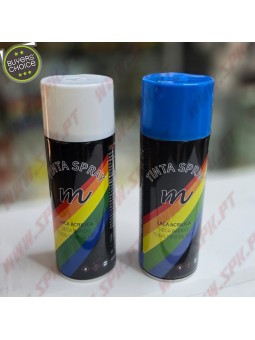 Pack 2X Sprays Tinta 400ml (Branco + Azul Neon)