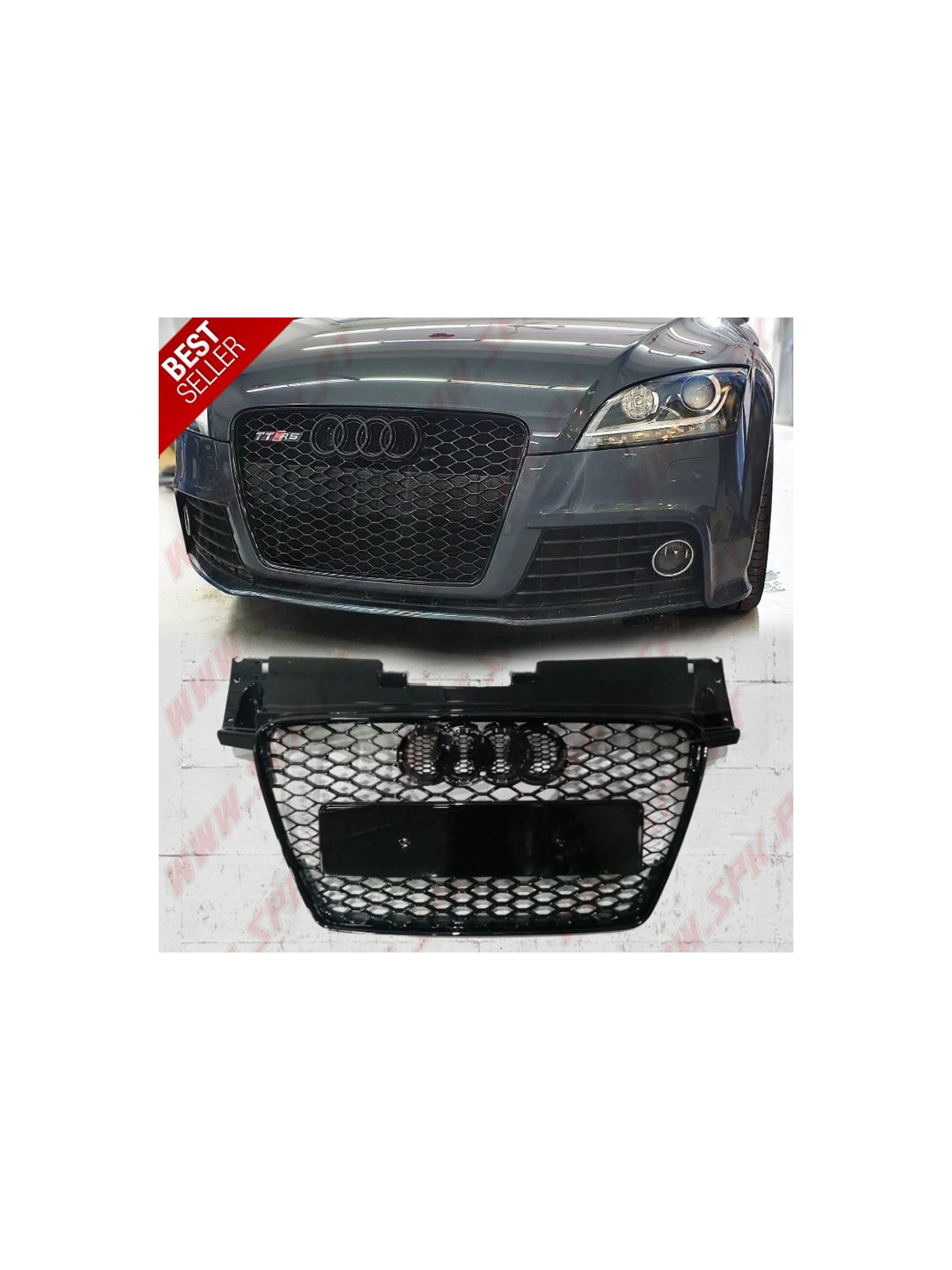 Grelha Frontal Look RS - Audi TT 8J (2006-2014) Grelha Frontal Look RS - Audi TT 8J (2006-2014)