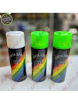 Pack 3X Sprays Tinta 400ml (Branco + Verde Neon)