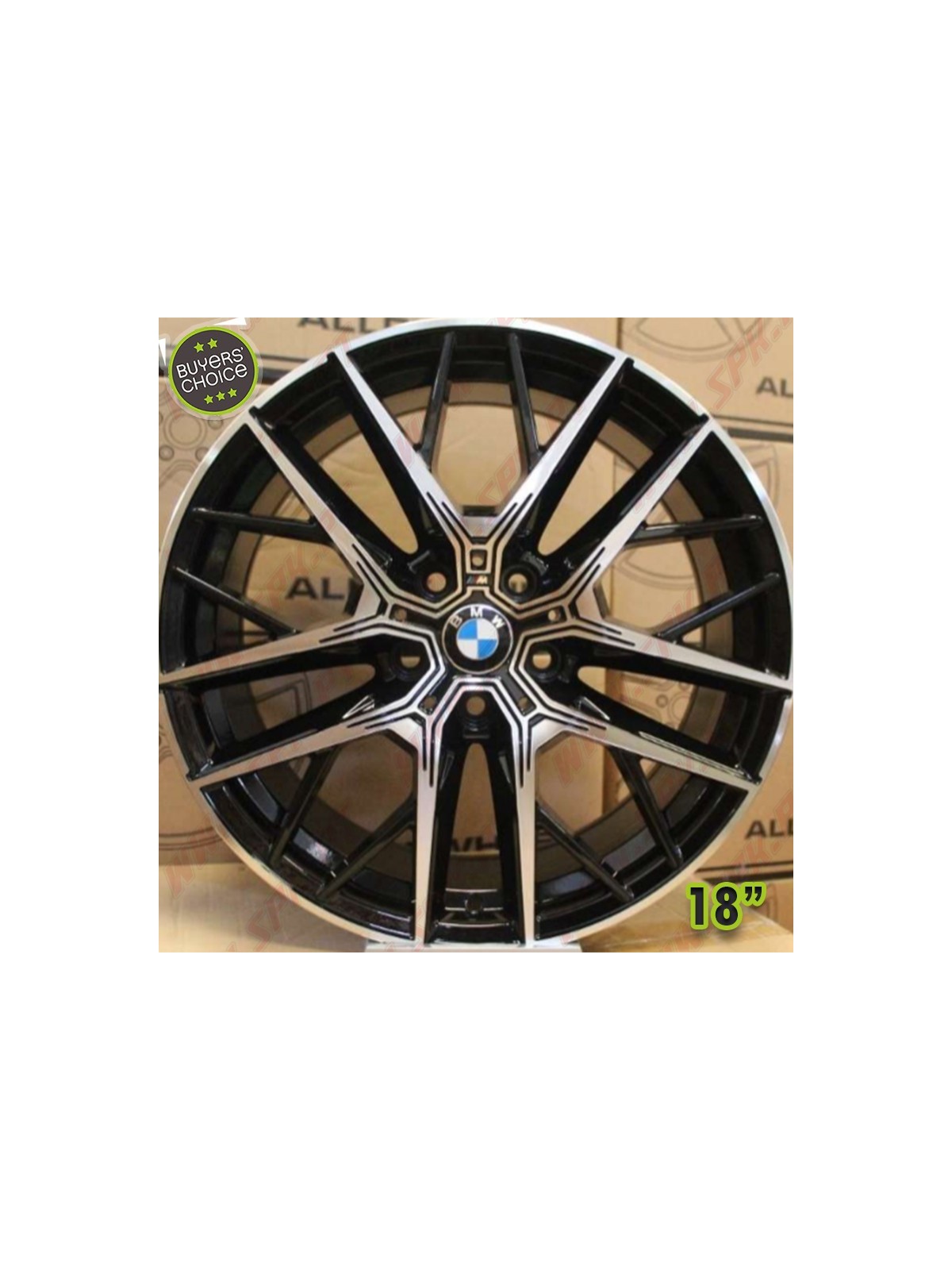 Pack 4 Jantes BMW Look S1 / X1 - 8x18" (5X112 - ET50 - CB66,5)