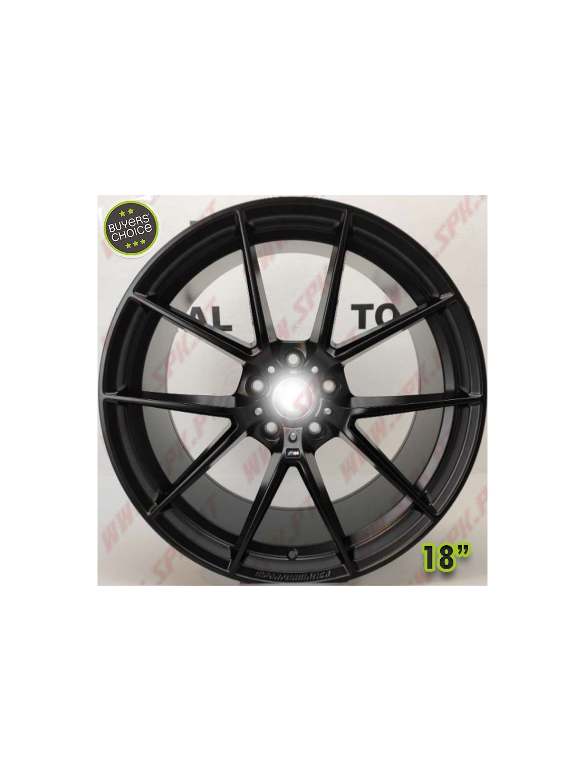 Pack 4 Jantes BMW Look M-PERF. "Satin Black" - 9x18" (5X120 - ET41 - CB72,56) Pack 4 Jantes BMW Look M-PERF. "Satin Black" - 9x18" (5X120 - ET41 - CB72,56)
