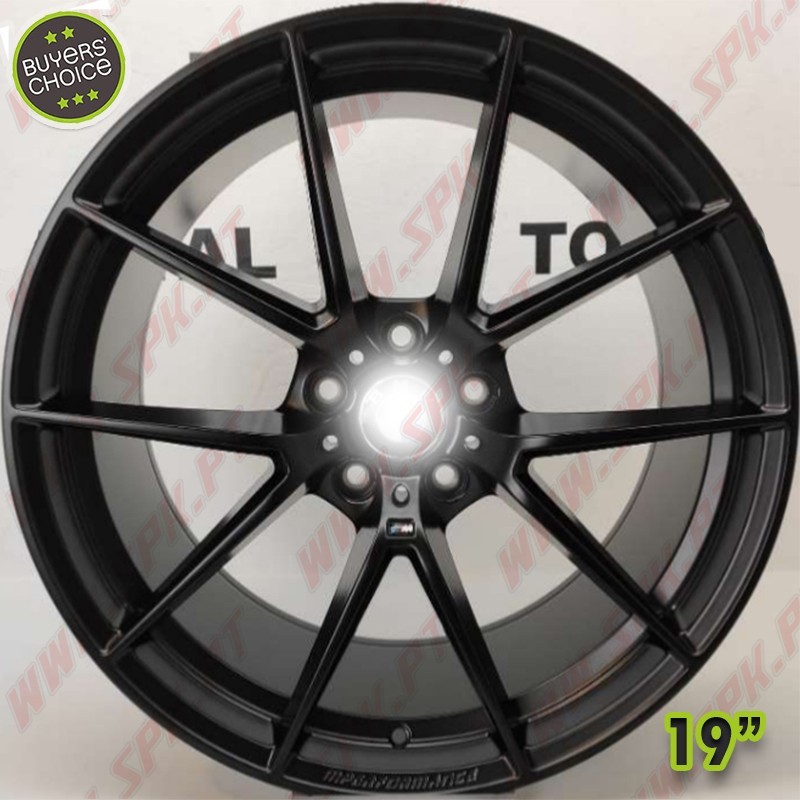 Pack 4 Jantes BMW Look M-PERF. "Satin Black" - 8,5x19" (5X120 - ET34 - CB72,56)