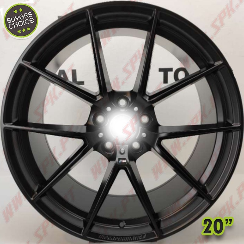 Pack 4 Jantes BMW Look M-PERF. "Satin Black" - 8,5x20" (5X120 - ET34 - CB72,56)