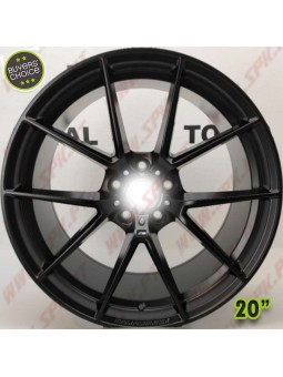 Pack 4 Jantes BMW Look M-PERF. "Satin Black" - 9,5x20" (5X120 - ET41 - CB72,56)