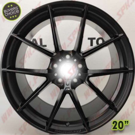 Pack 4 Jantes BMW Look M-PERF. "Satin Black" - 9,5x20" (5X120 - ET41 - CB72,56)