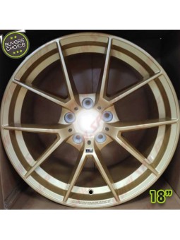 Pack 4 Jantes BMW Look M-PERF. "Gold" - 8x18" (5X120 - ET34 - CB72,56)