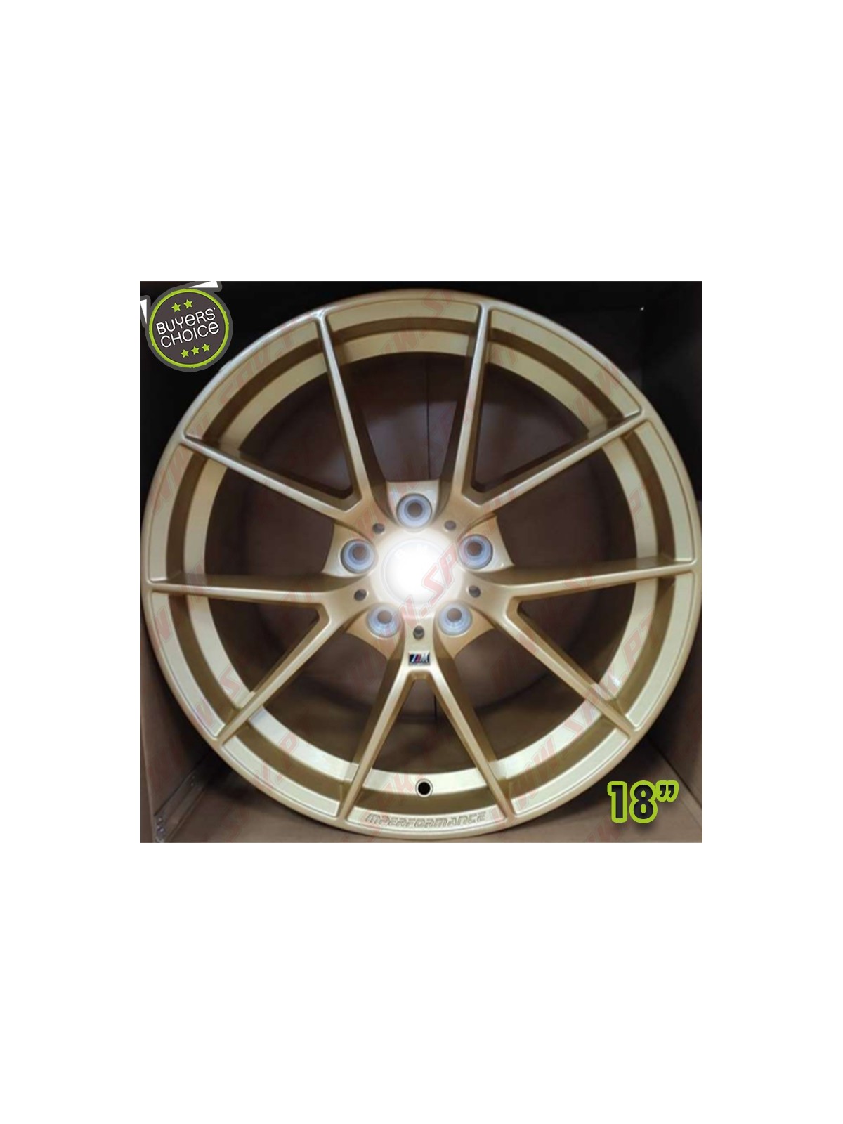 Pack 4 Jantes BMW Look M-PERF. "Gold" - 8x18" (5X120 - ET34 - CB72,56) Pack 4 Jantes BMW Look M-PERF. "Gold" - 8x18" (5X120 - ET34 - CB72,56)