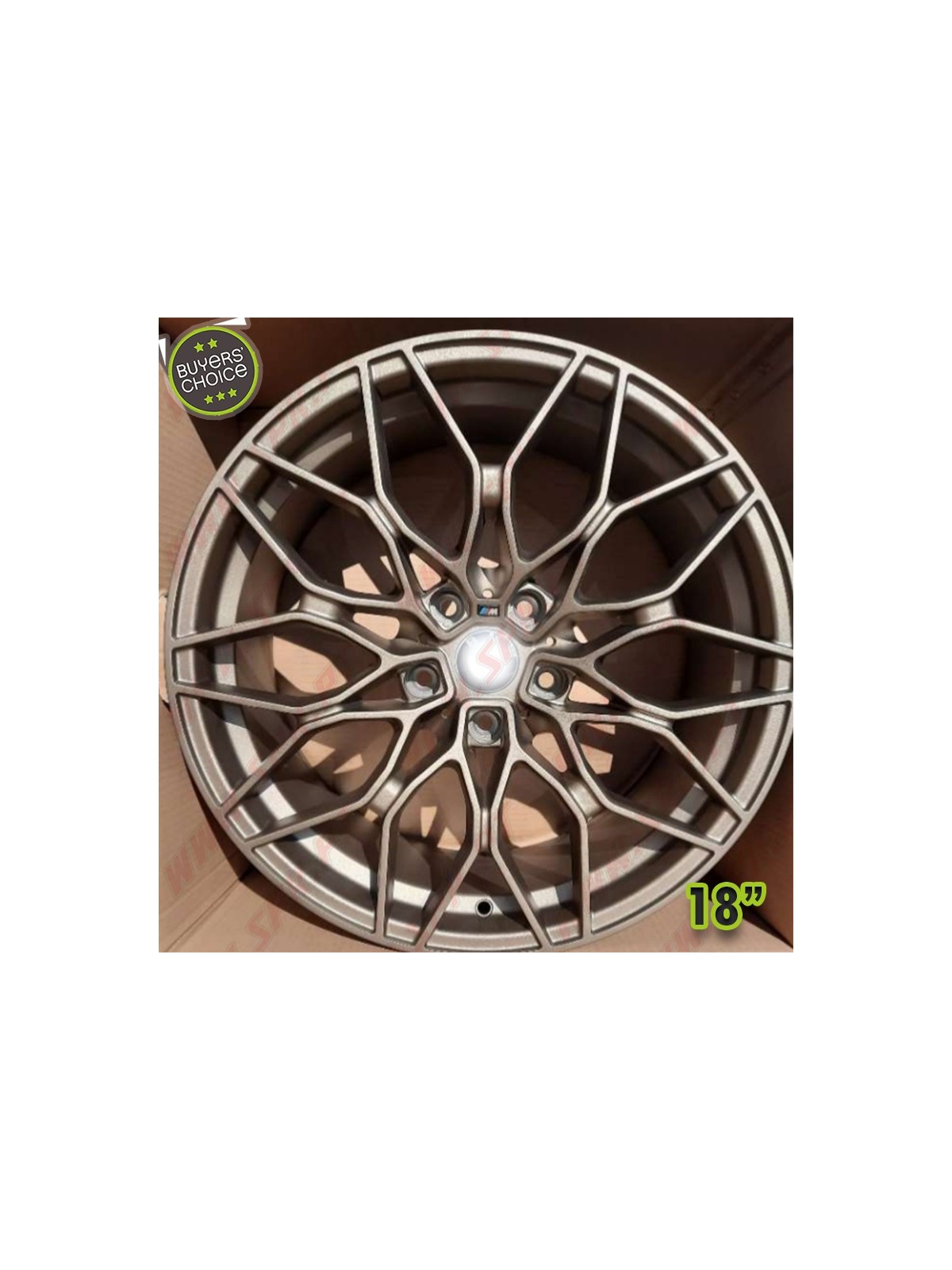 Pack 4 Jantes BMW Look M3 2022 - 8x18" (5X112 - ET35 - CB66,5)