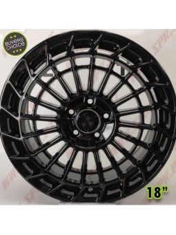 Pack 4 Jantes Mercedes V.1 "Gloss Black" - 8x18" (5X112 - ET42 - CB66,6)