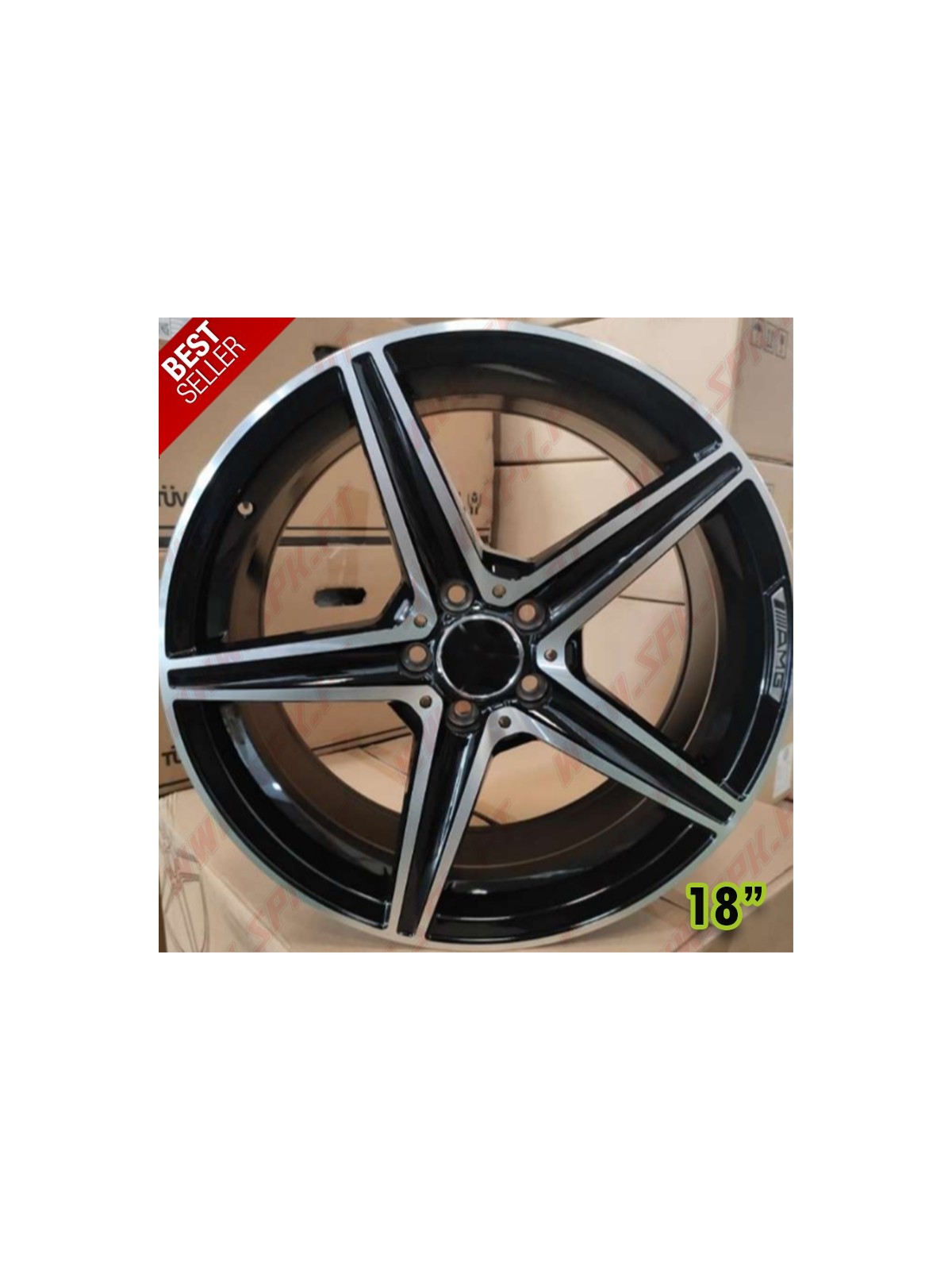 Pack 4 Jantes Mercedes Look C45 - 8x18" (5X112 - ET45 - CB66,6) Pack 4 Jantes Mercedes Look C45 - 8x18" (5X112 - ET45 - CB66,6)