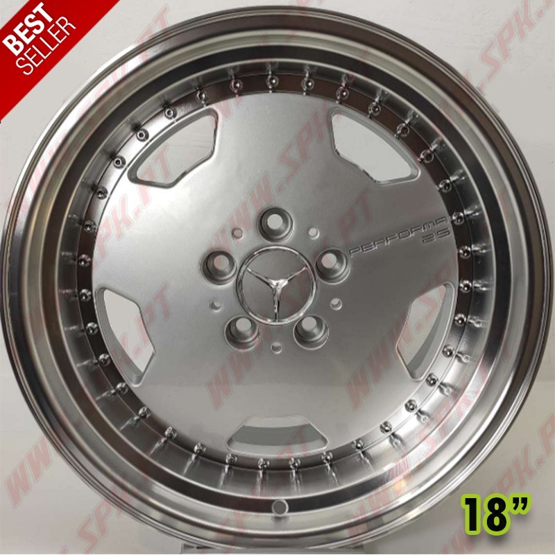 Pack 4 Jantes Mercedes Look Classic V.1 - 8x18" (5X112 - ET25 - CB66,6) Pack 4 Jantes Mercedes Look Classic V.1 - 8x18" (5X112 - ET25 - CB66,6)